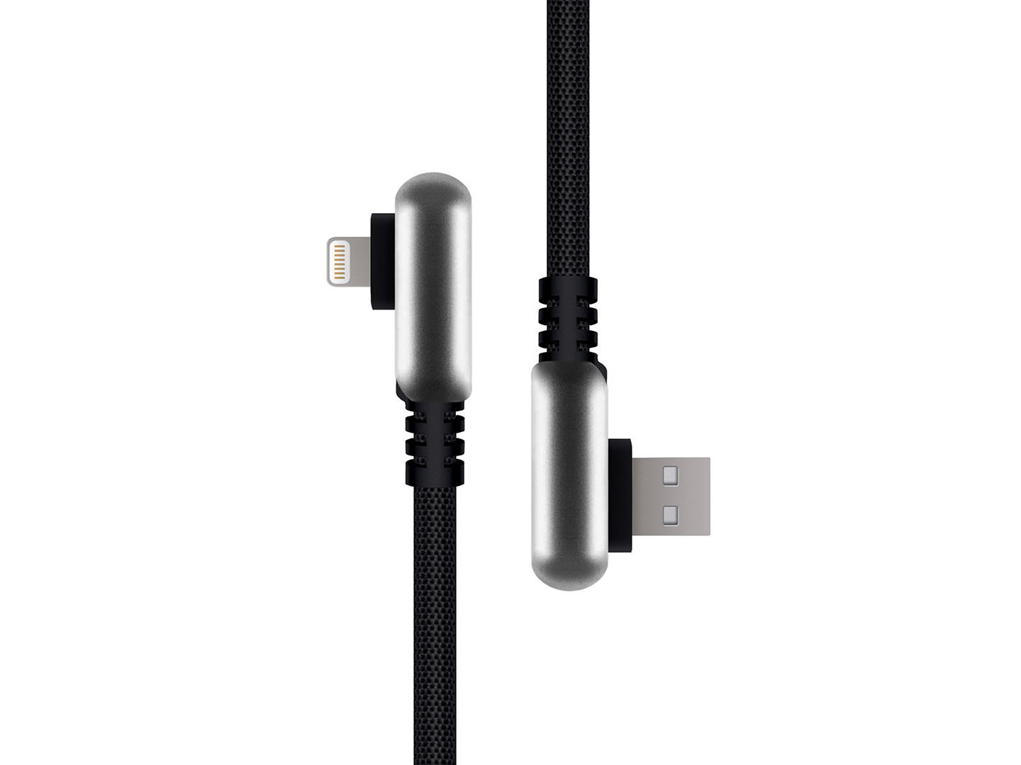 Digital Electron I Black Нейлоновый Apple Lightning ↔ USB кабель