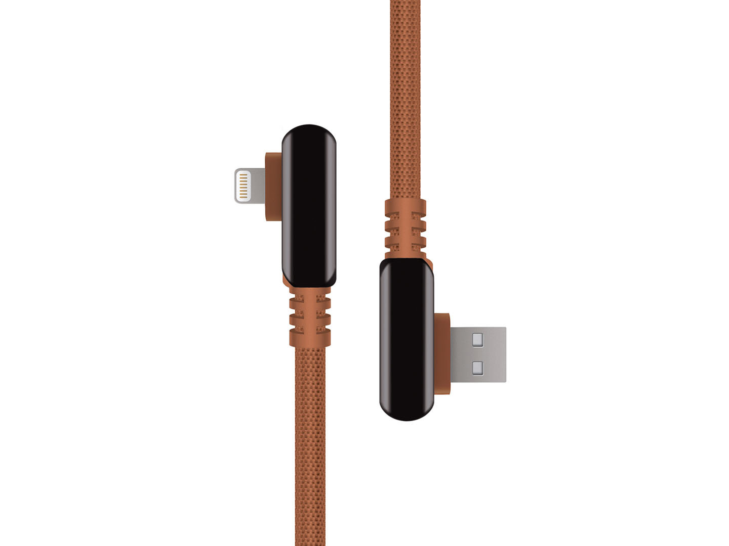 Digital Electron I Brown Нейлоновый Apple Lightning ↔ USB кабель