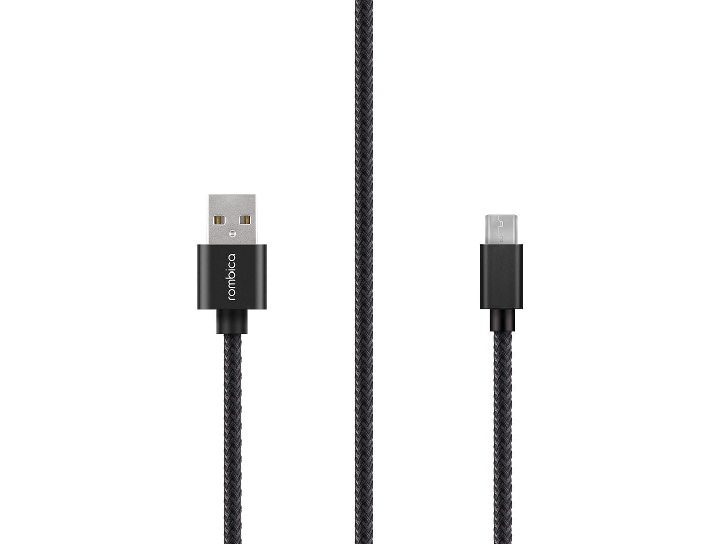 Digital AB-04 Black Плетеный Micro-USB ↔ USB кабель