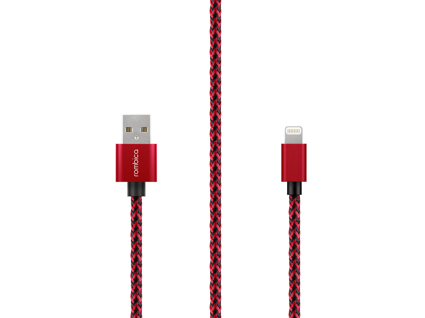 Digital IB-04 Red Плетеный Lightning ↔ USB кабель