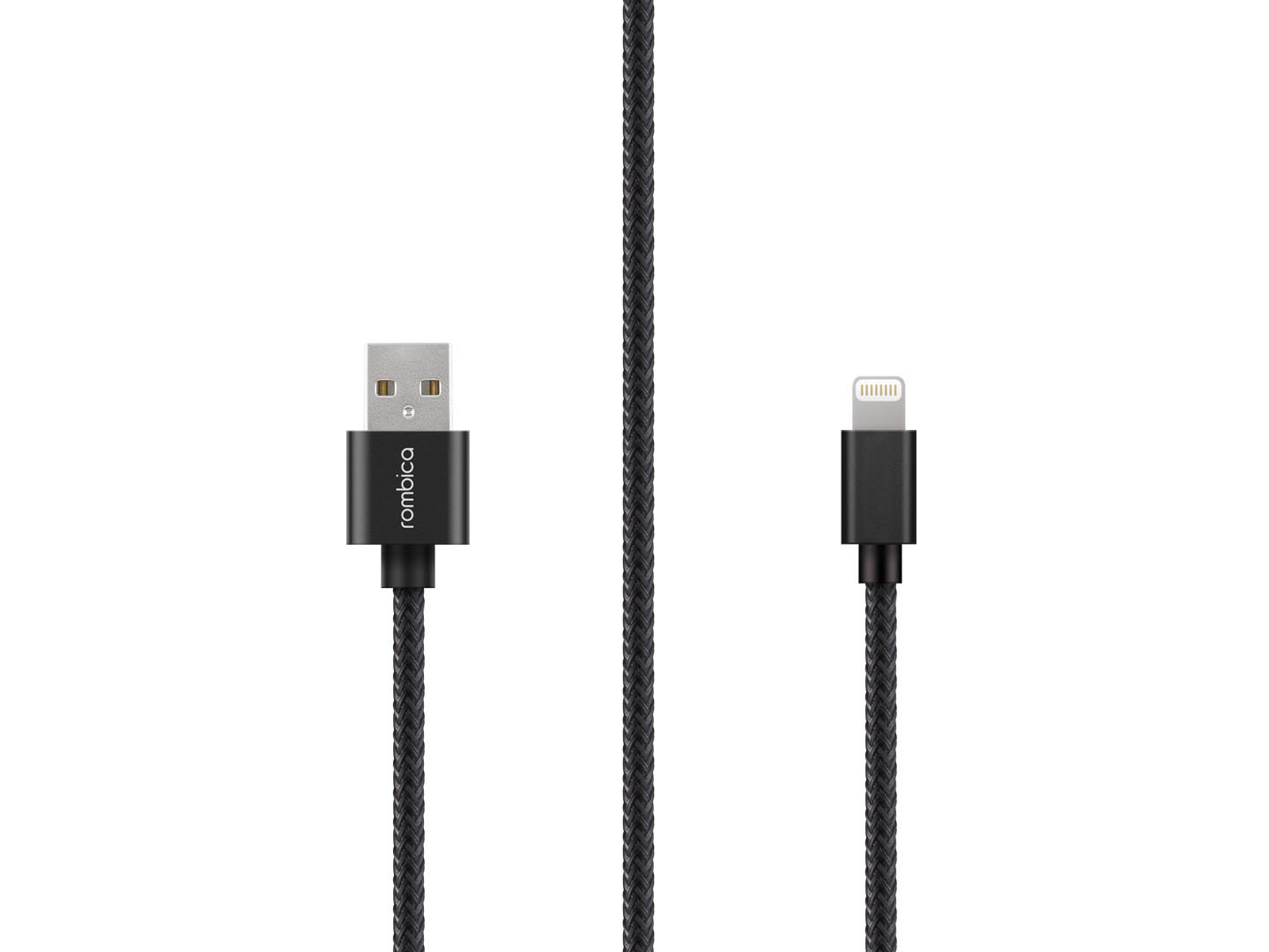 Digital IB-04 Black Плетеный Lightning ↔ USB кабель